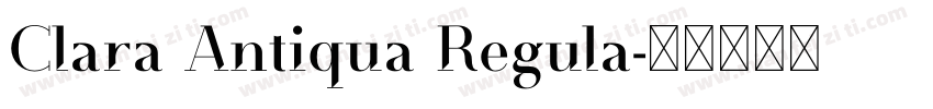 Clara Antiqua Regula字体转换